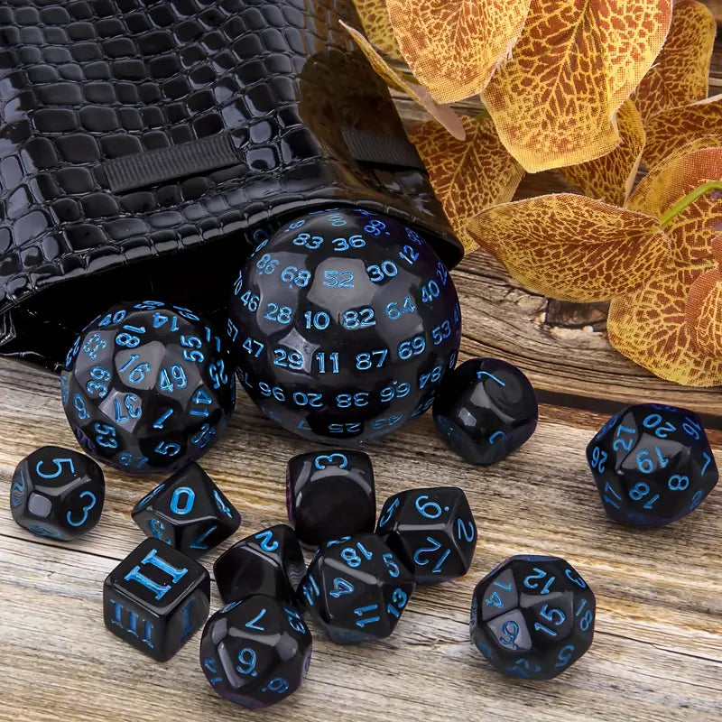 15 Piece Dice Set |Polyhedral dice SET| D100 dice | D60 dice