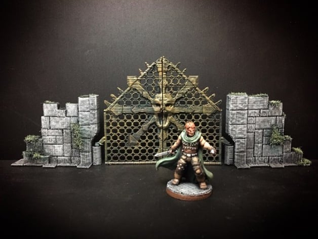 Delving Decor: Chaos Gate (Give away a Mystery Monster D&D RPG Figures Miniatures)