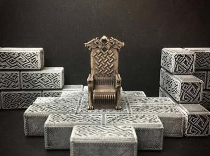 Delving Decor: Wolf Throne