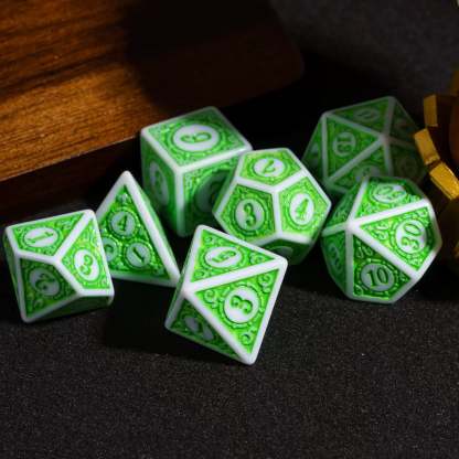 FREE Today: Magic Green Planet Dice Set