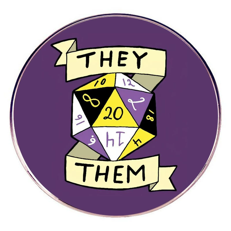 Dice Game D20 Pin