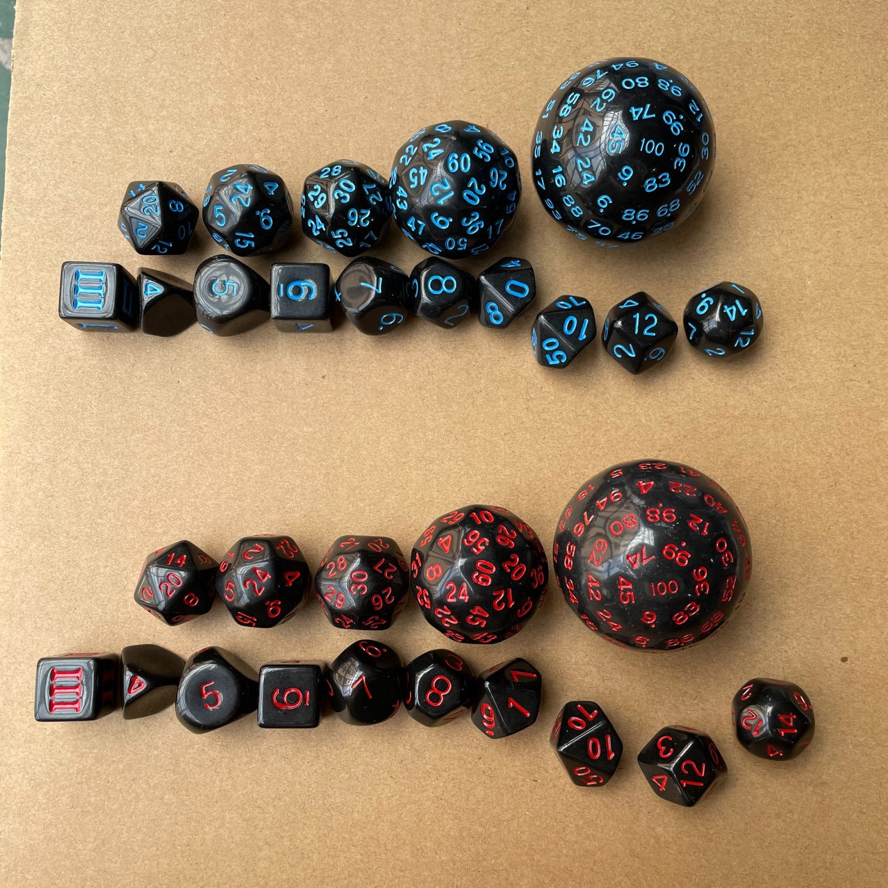 15 Piece Dice Set |Polyhedral dice SET| D100 dice | D60 dice