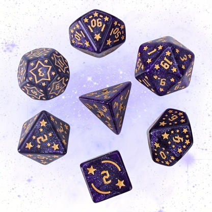 New Star Carved New Style Dice Set