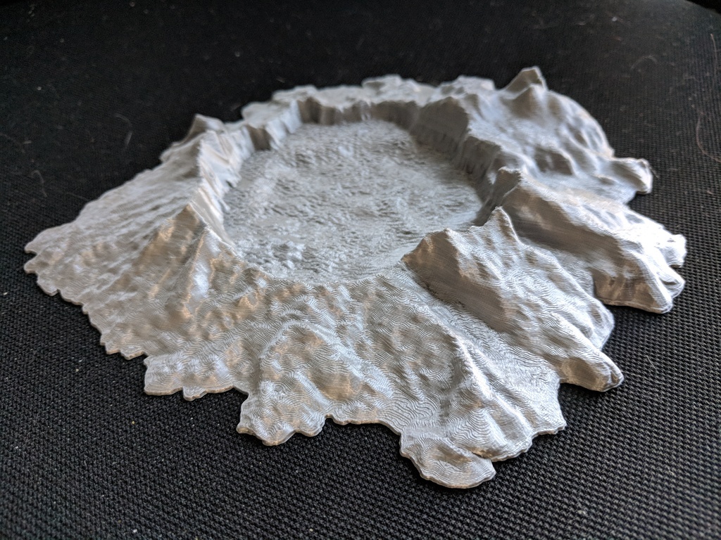 Crater Lake as a Crater for 28mm Gaming