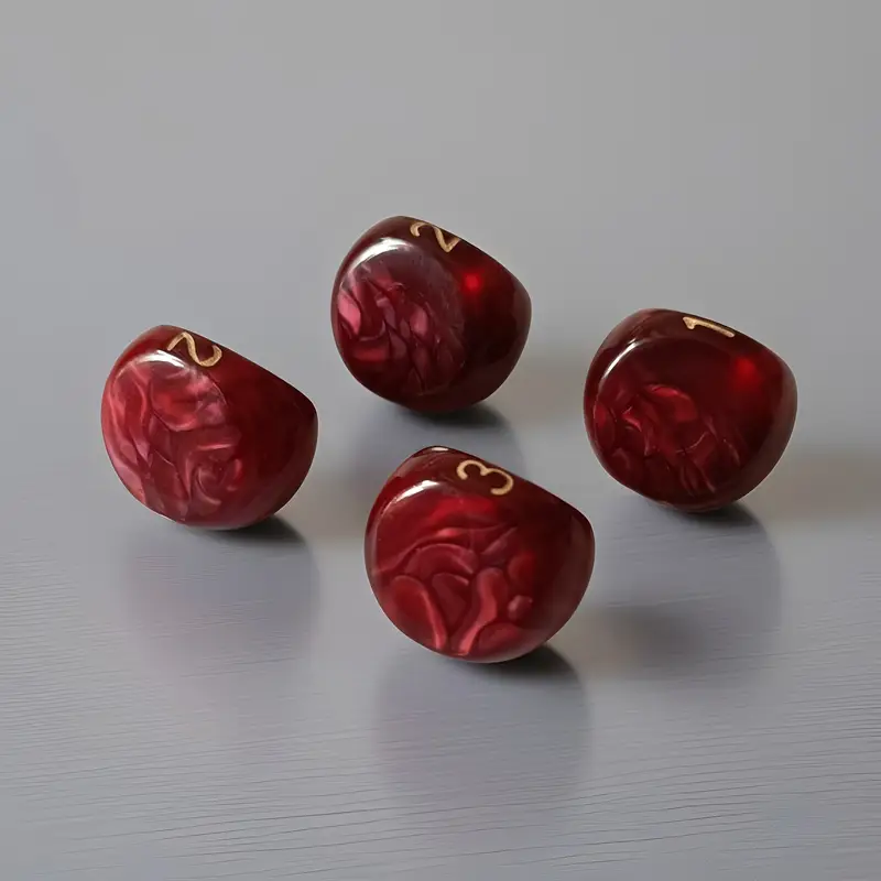 [Creative DND Multi-Sided Dice] 3-Sided Number 123 Game Dice