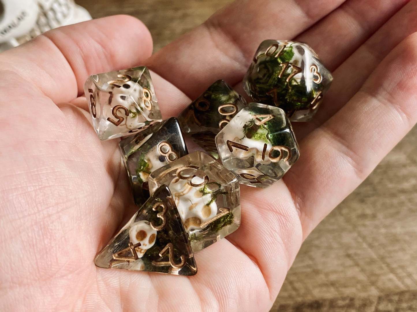Undead Skull Dice Set (Give away a random dice set)