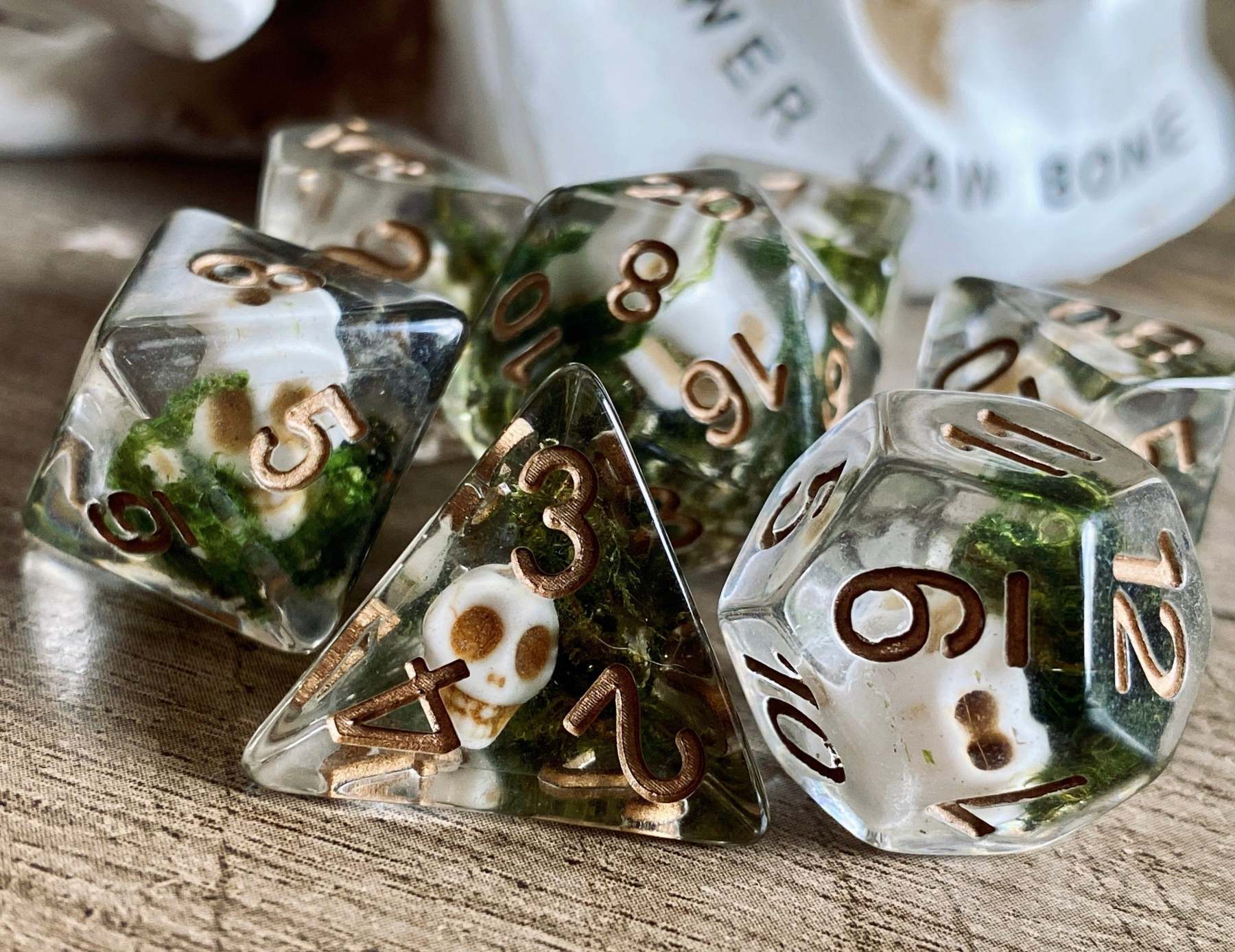 Undead Skull Dice Set (Give away a random dice)