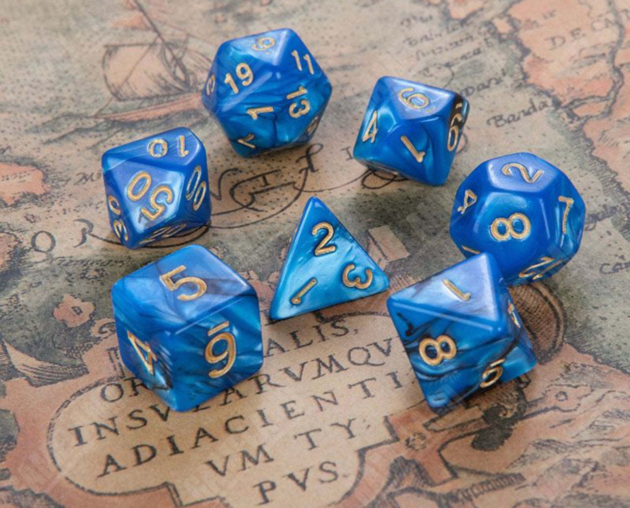 FREE Today: Blue Marble Dice Set