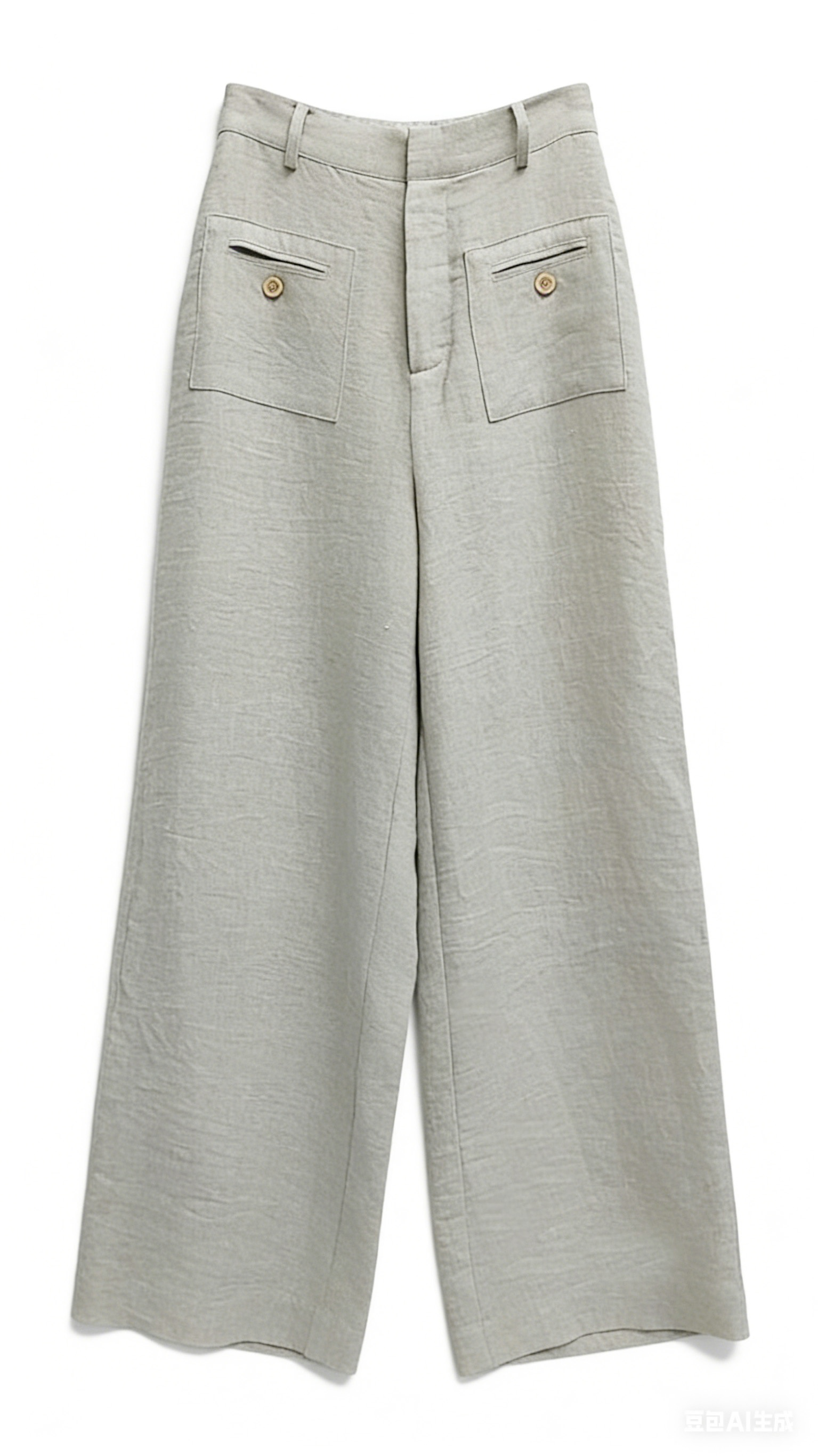 Premium Linen Mandarin Collar Co-ord Set W-41368+W-41367