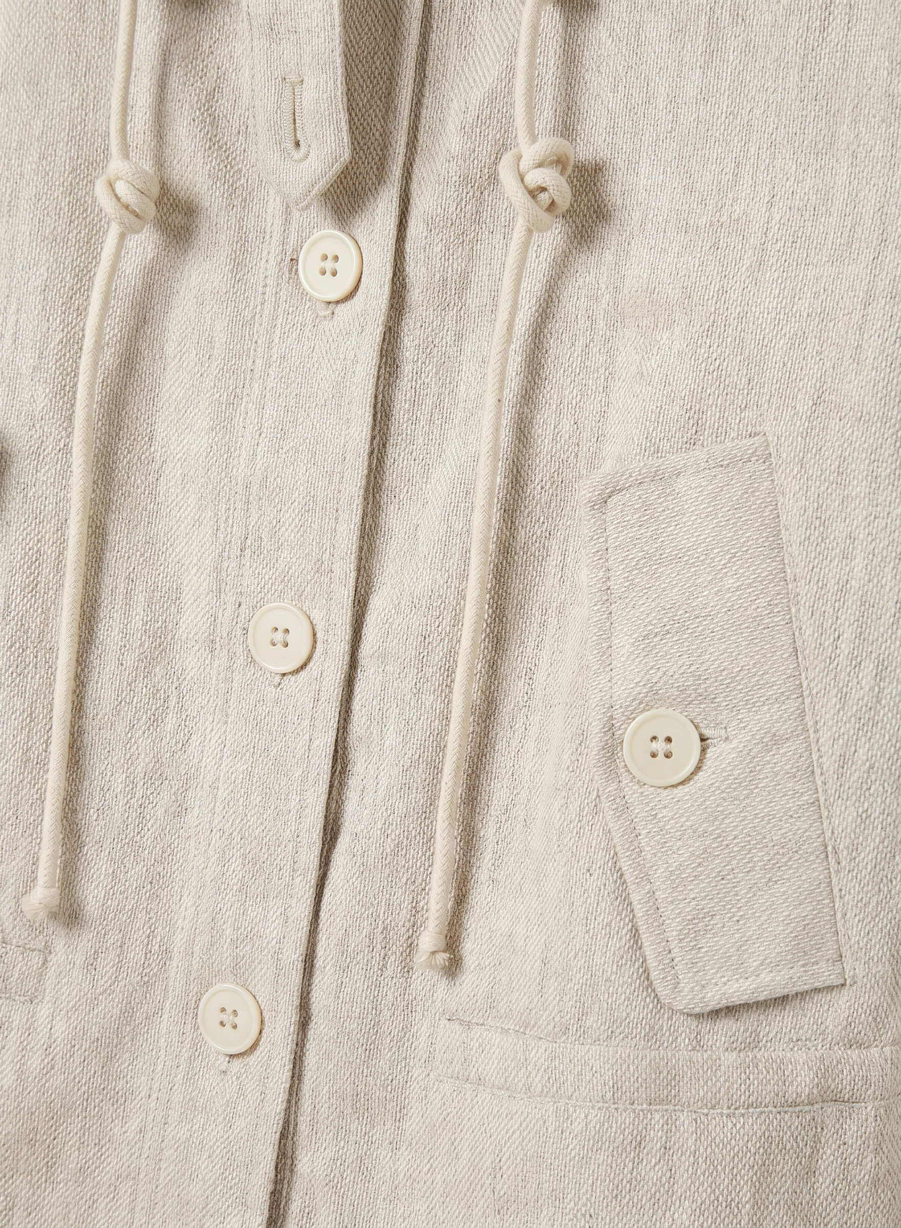 Women’s Linen Blend Drawstring Short Jacket LA-760004