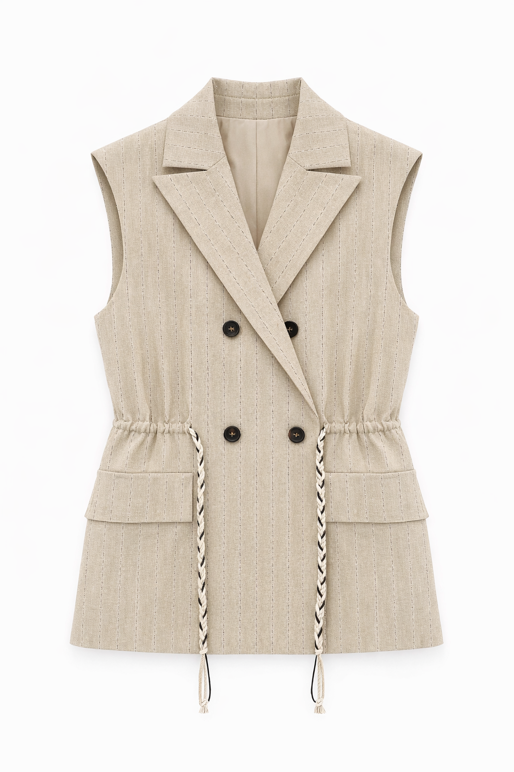 Office Sleeveless Blazer  A-41915
