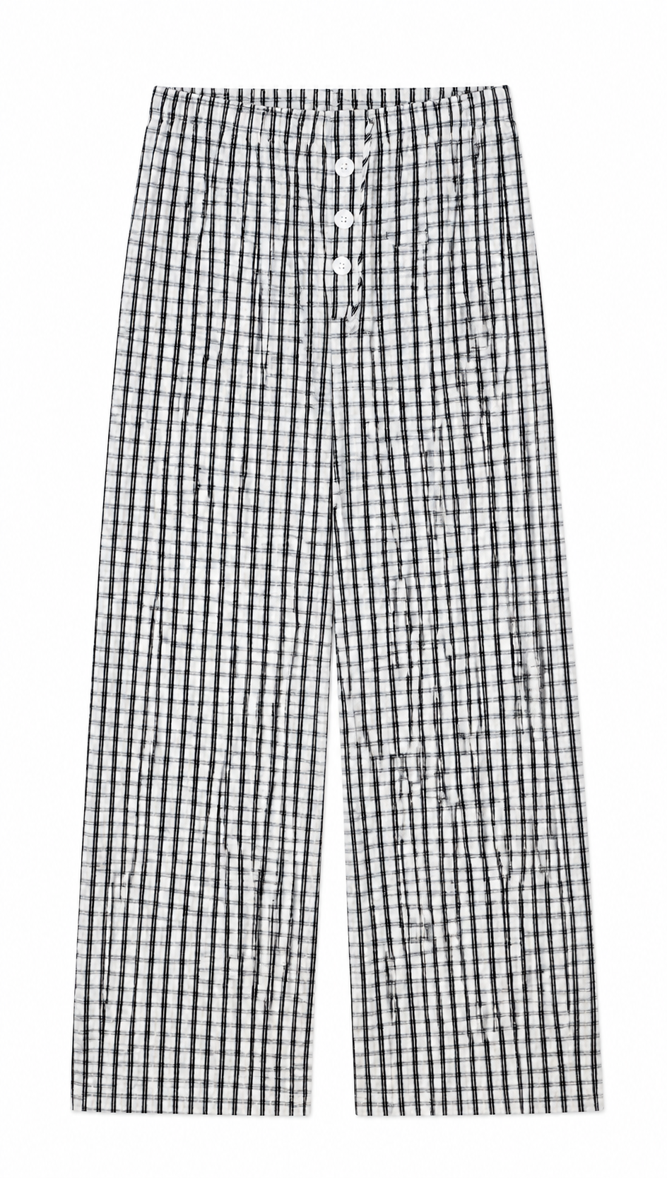 Street casual checkered pants A-42127