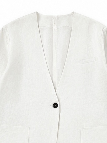 Women’s Quiet Luxury Linen-Blend Blazer Pants Set XW-42357+XW-42329