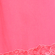 Women’s Hot Pink Lace Trim Flutter Sleeve Midi Dress D-35778
