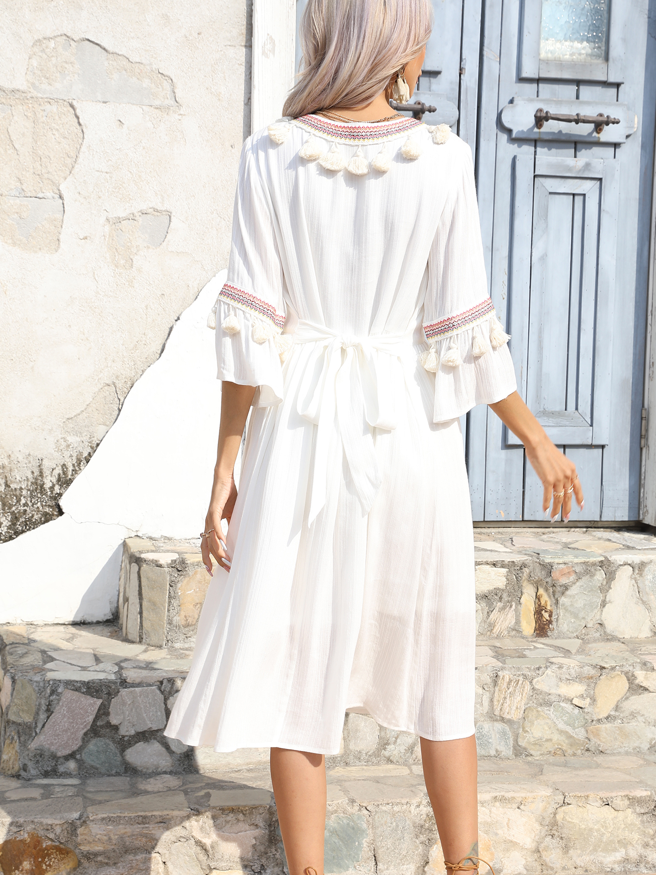 Resort-Style Casual Dress D-31764