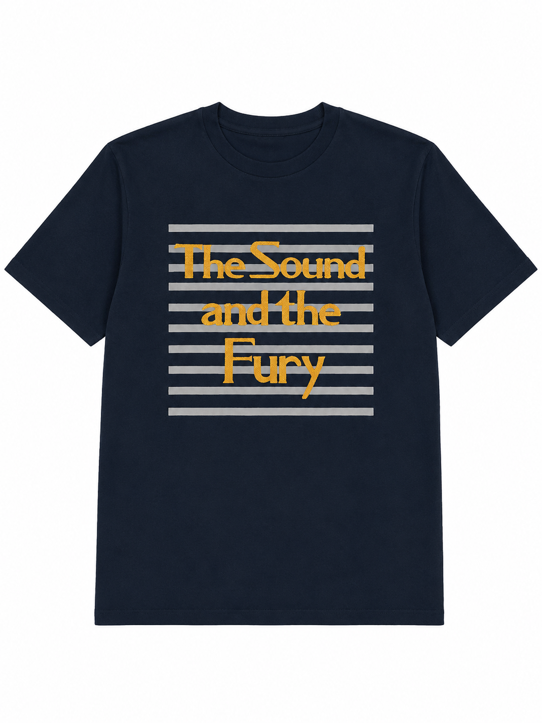 Women's Striped Slogan Graphic T-Shirt 1535