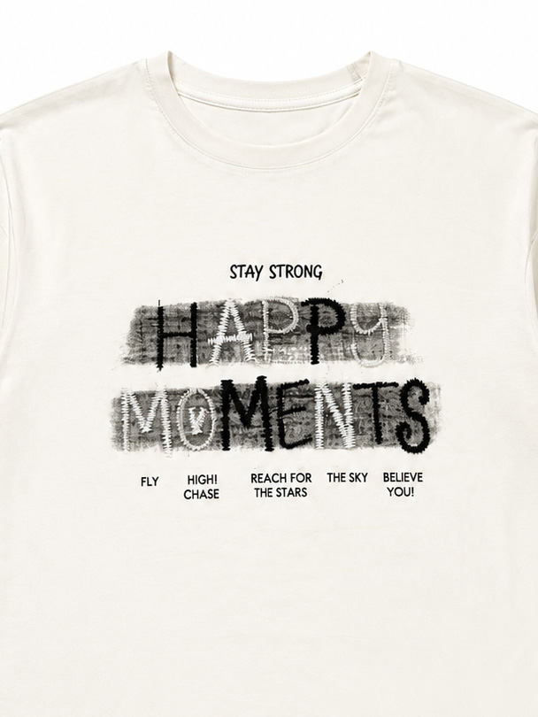 Women's Bold Slogan Graphic T-Shirt 1536