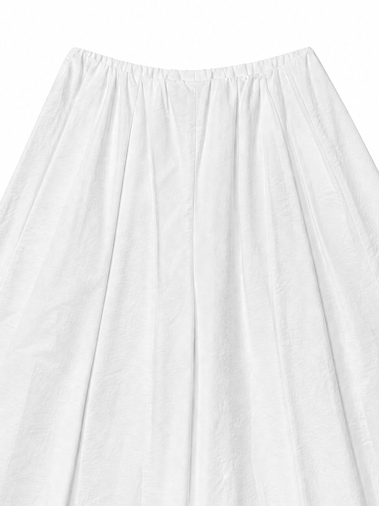 Elegant White Linen‑Feel Wide‑Leg Cropped Trousers XW-43672