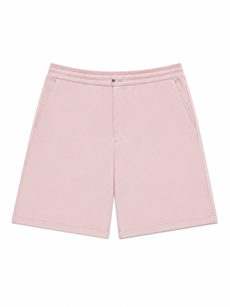 Women Half‑Elastic‑Waist Casual Summer Bermuda Bottoms C-42832