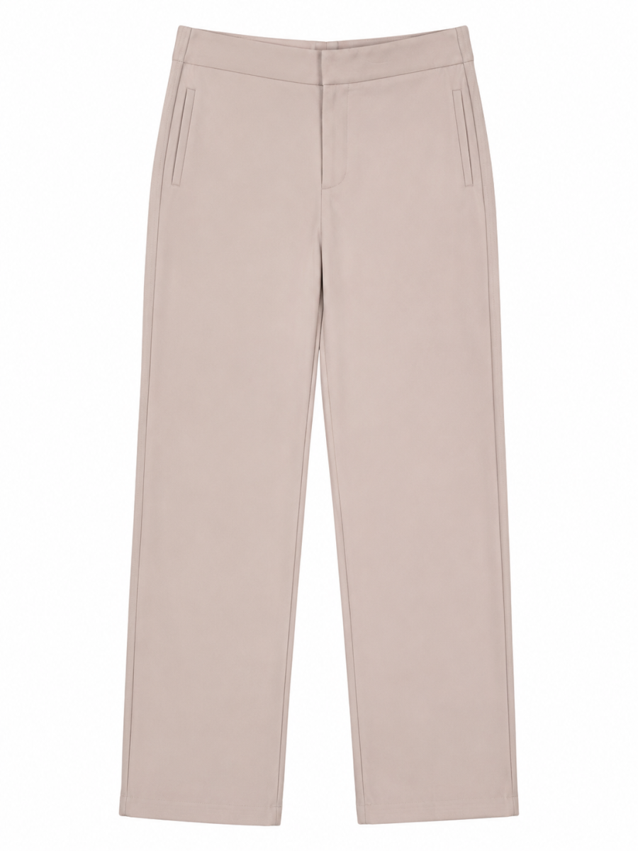 High‑Rise Straight‑Leg Tailored Trousers W-34444