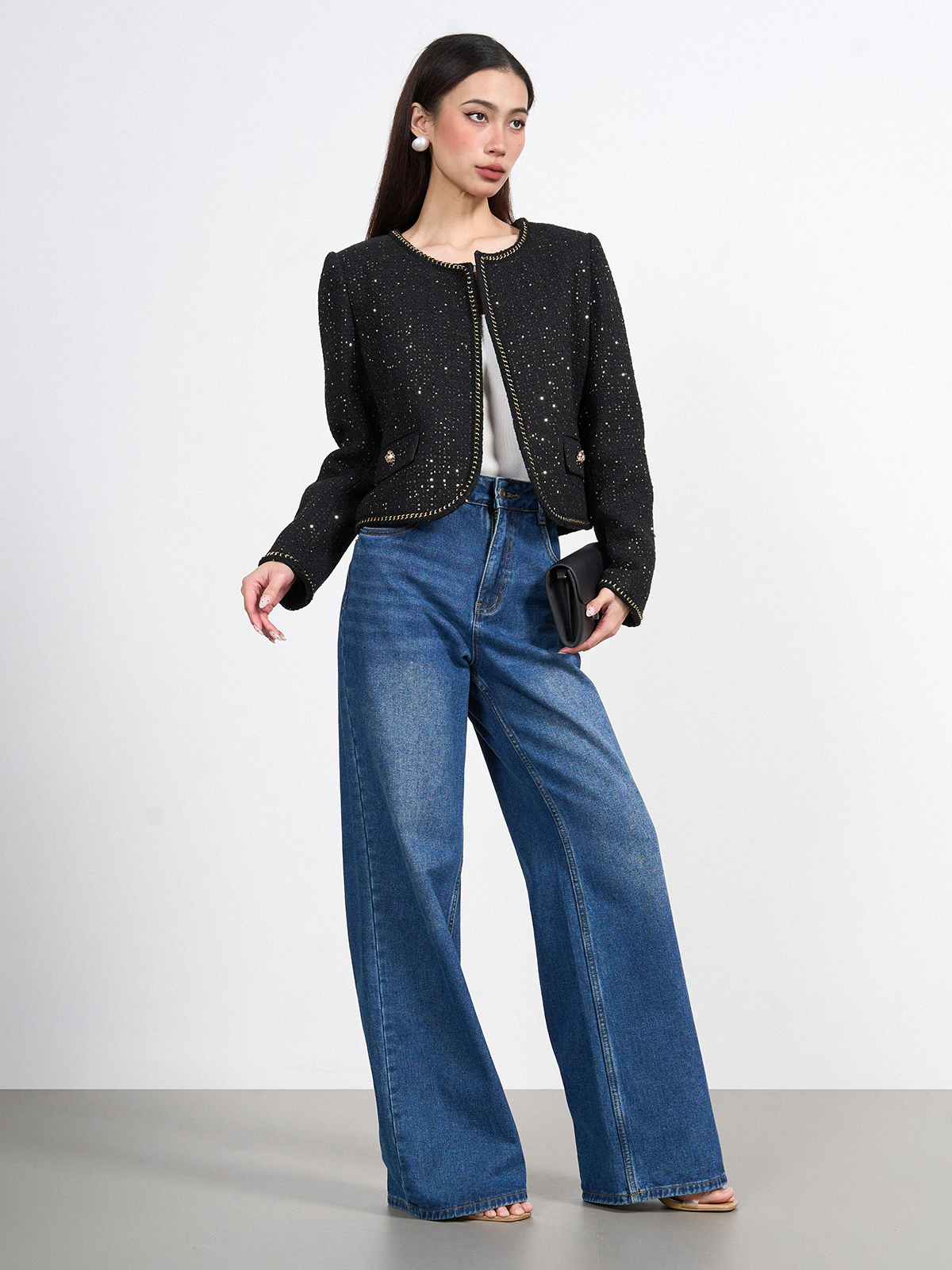 Tweed Cotton-Blend Jacket