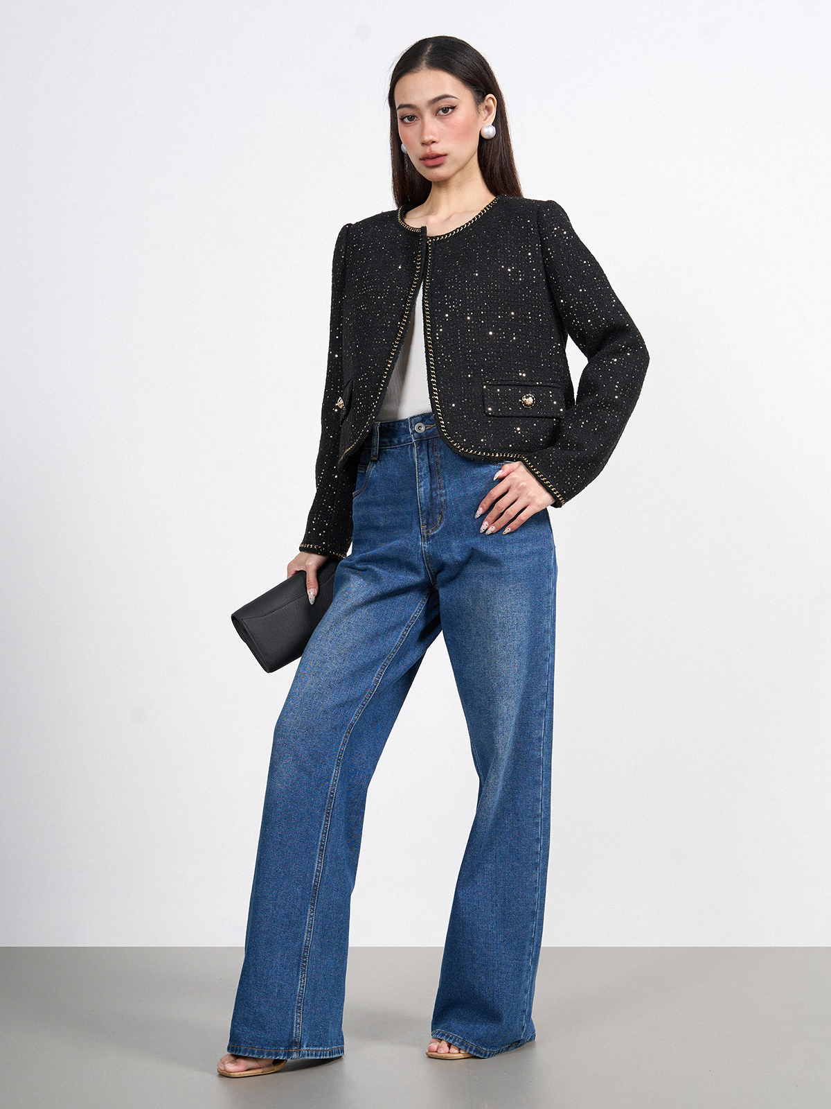 Tweed Cotton-Blend Jacket