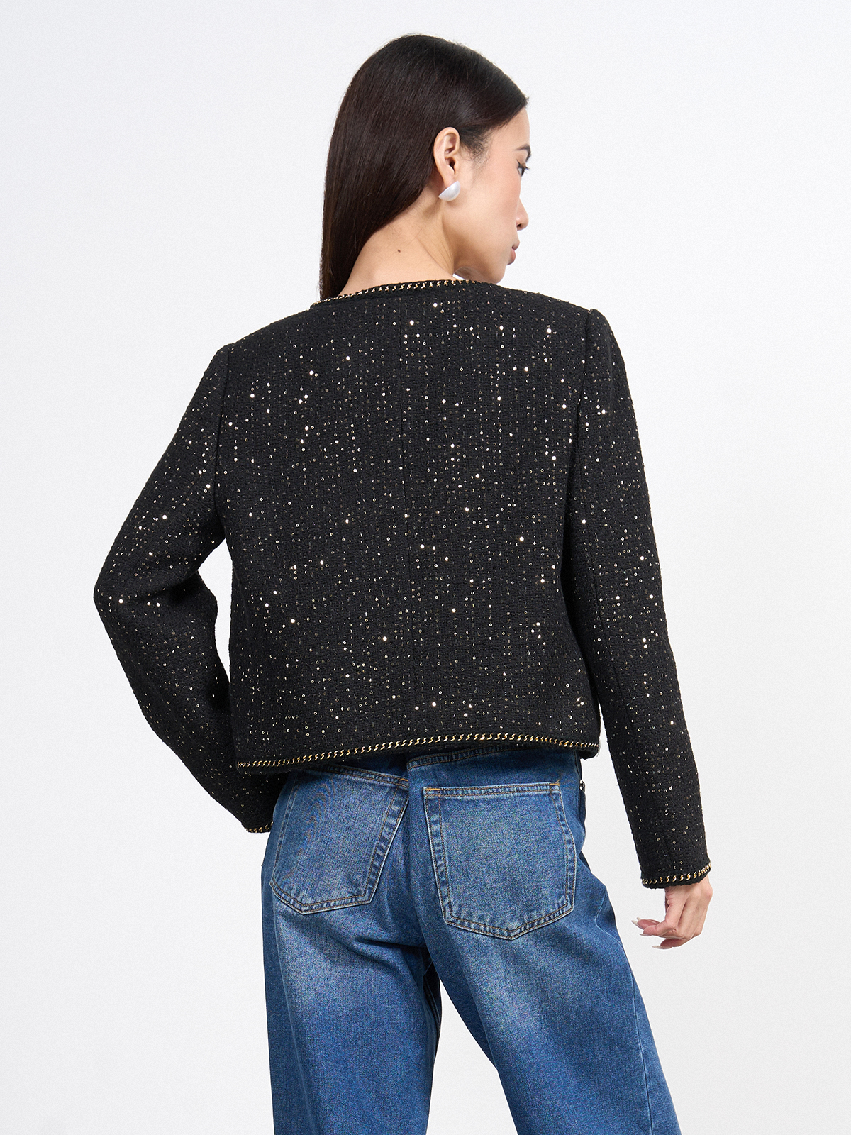 Tweed Cotton-Blend Jacket