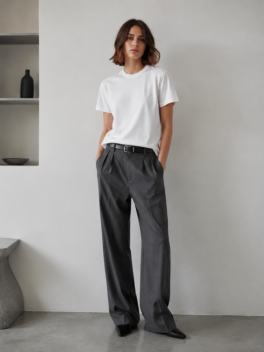 Women Batwing‑Sleeve Cropped T‑Shirt M-41723