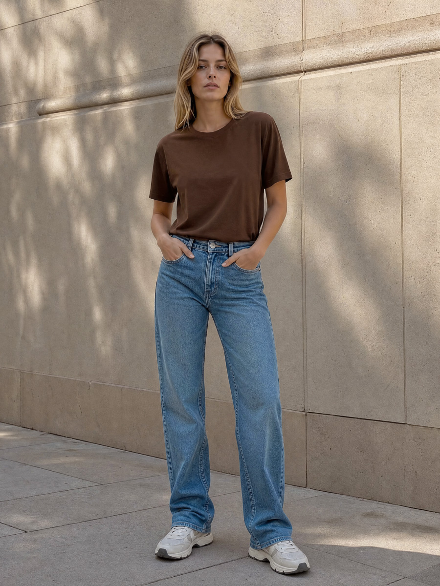 Women's Relaxed Crew-Neck T-Shirt 5012