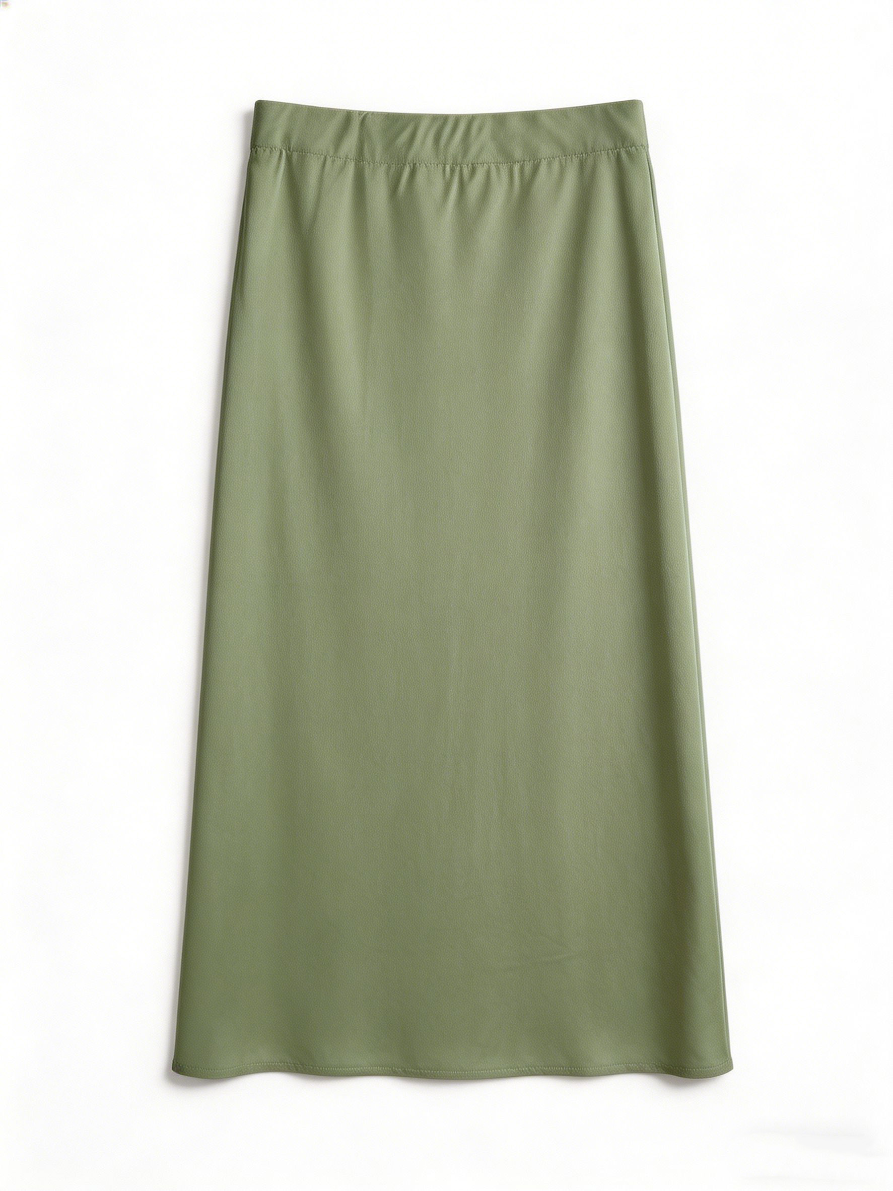 Women’s Satin High Waist Slip Midi Skirt LA-030409