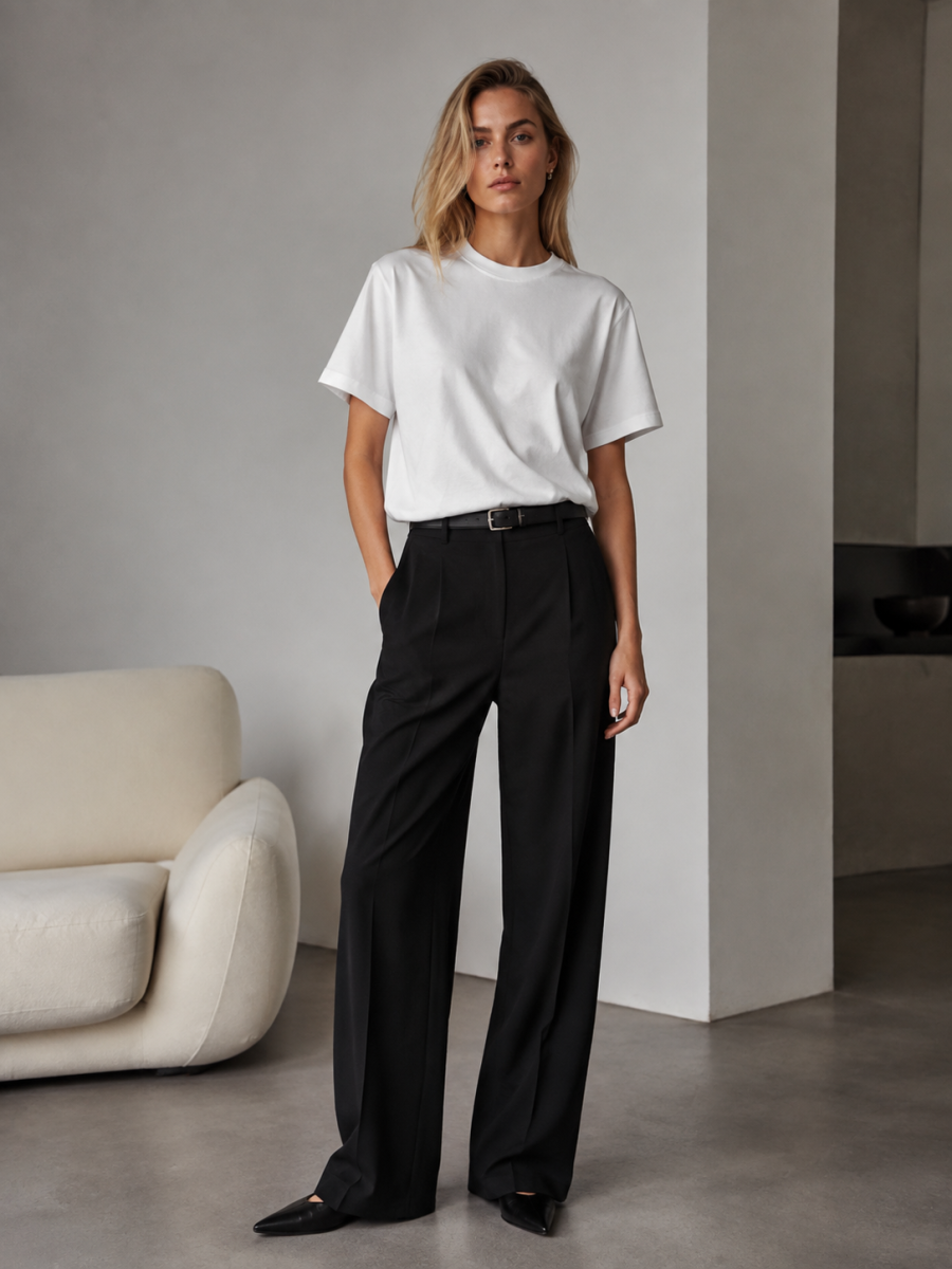 Women Batwing‑Sleeve Cropped T‑Shirt M-41723