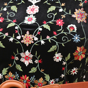 Women’s Western Boho Embroidered Midi Dress with Long Sleeves – Vintage Folk Style D-33598