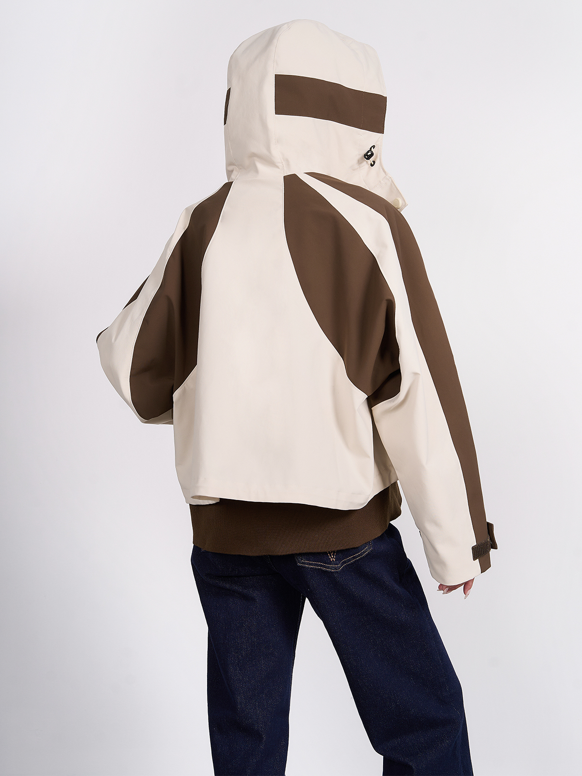 Contrast Color Casual Jacket