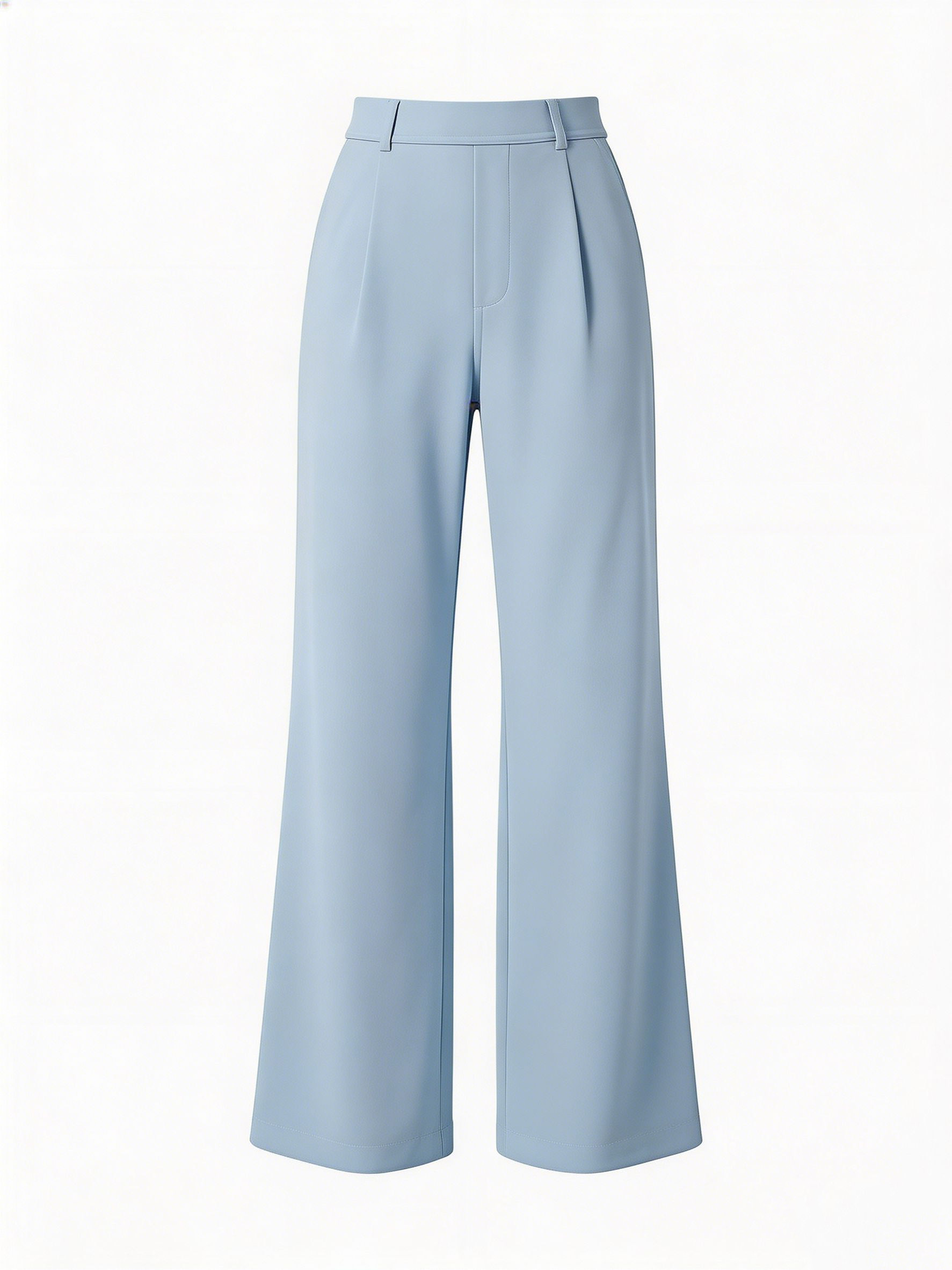 Minimalist High Waist Pleated Trousers - Chic Daily Bottoms XW-26905