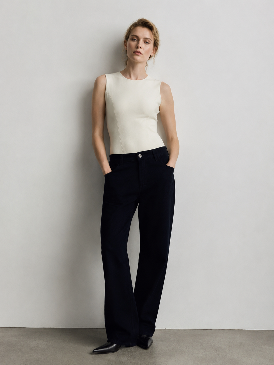 Women's High Waist Skinny Black Jeans Slim Fit Soft Stretch Denim Pants ZY6023