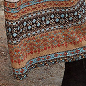 Women’s Boho Print High Waist Wide Leg Pants M-33809