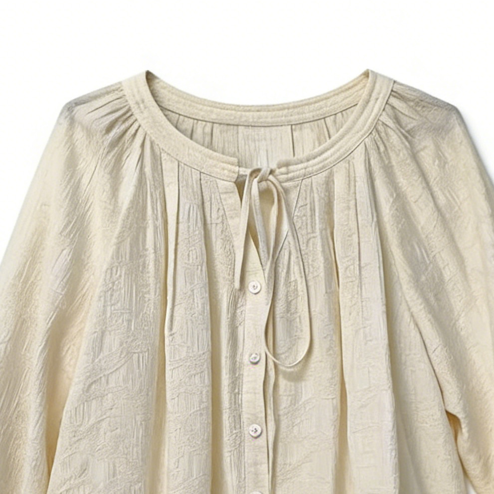 Boho Resort Textured Co-ord Set Blouse and Maxi Skirt C-41959+C-41960