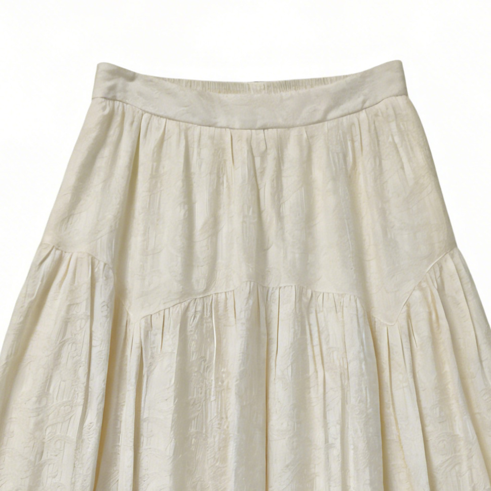 Boho Resort Textured Co-ord Set Blouse and Maxi Skirt C-41959+C-41960