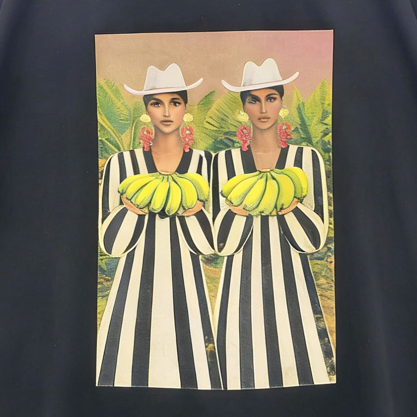 Women’s Oversized Graphic Print Casual Crew Neck T-Shirt