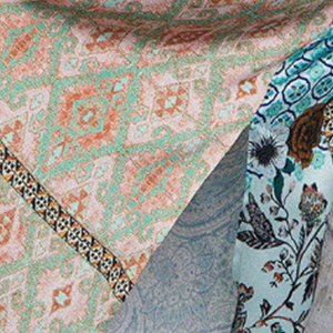 Women’s Boho Patchwork Print Slit Midi Maxi Dress W-32488
