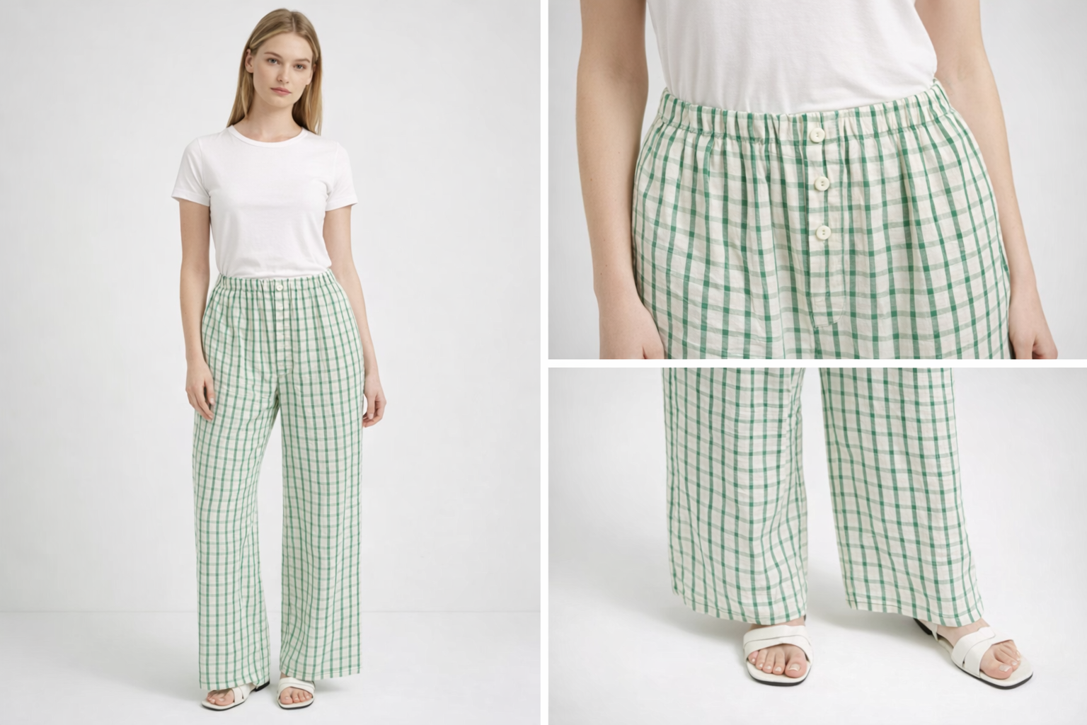 Street casual checkered pants