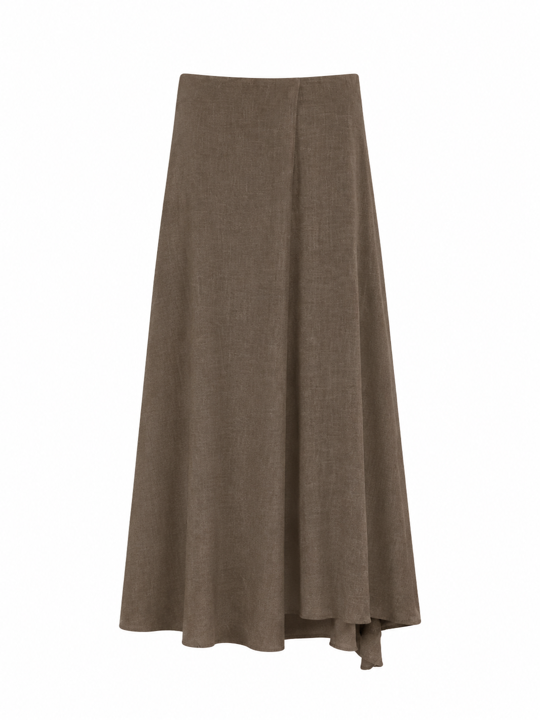 Chic White Linen Pants - Floral Embroidery Relaxed Fit Summer skirt C-42572