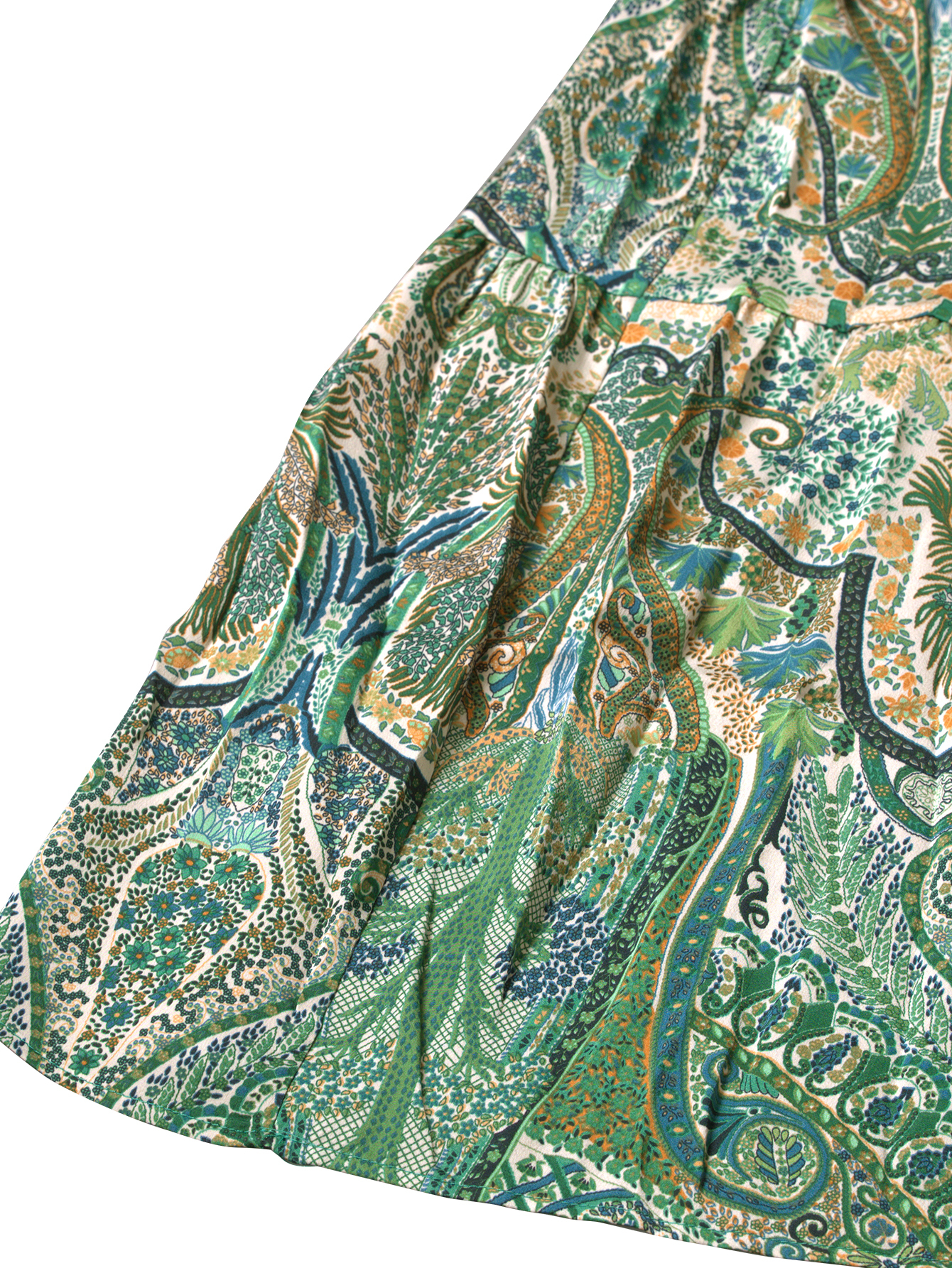 Women’s Vintage Ethnic Boho Midi Dress W-31406