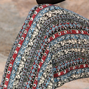 Women’s Boho Print High Waist Wide Leg Pants M-33808