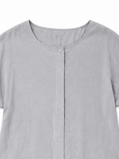 Women’s Linen Look Wide Leg Loungewear Set C-42826+C-42825