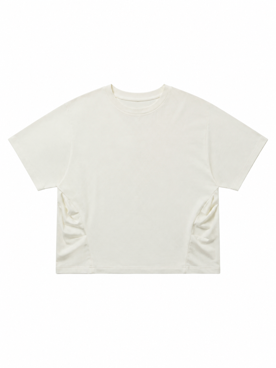 Women Batwing‑Sleeve Cropped T‑Shirt M-41723