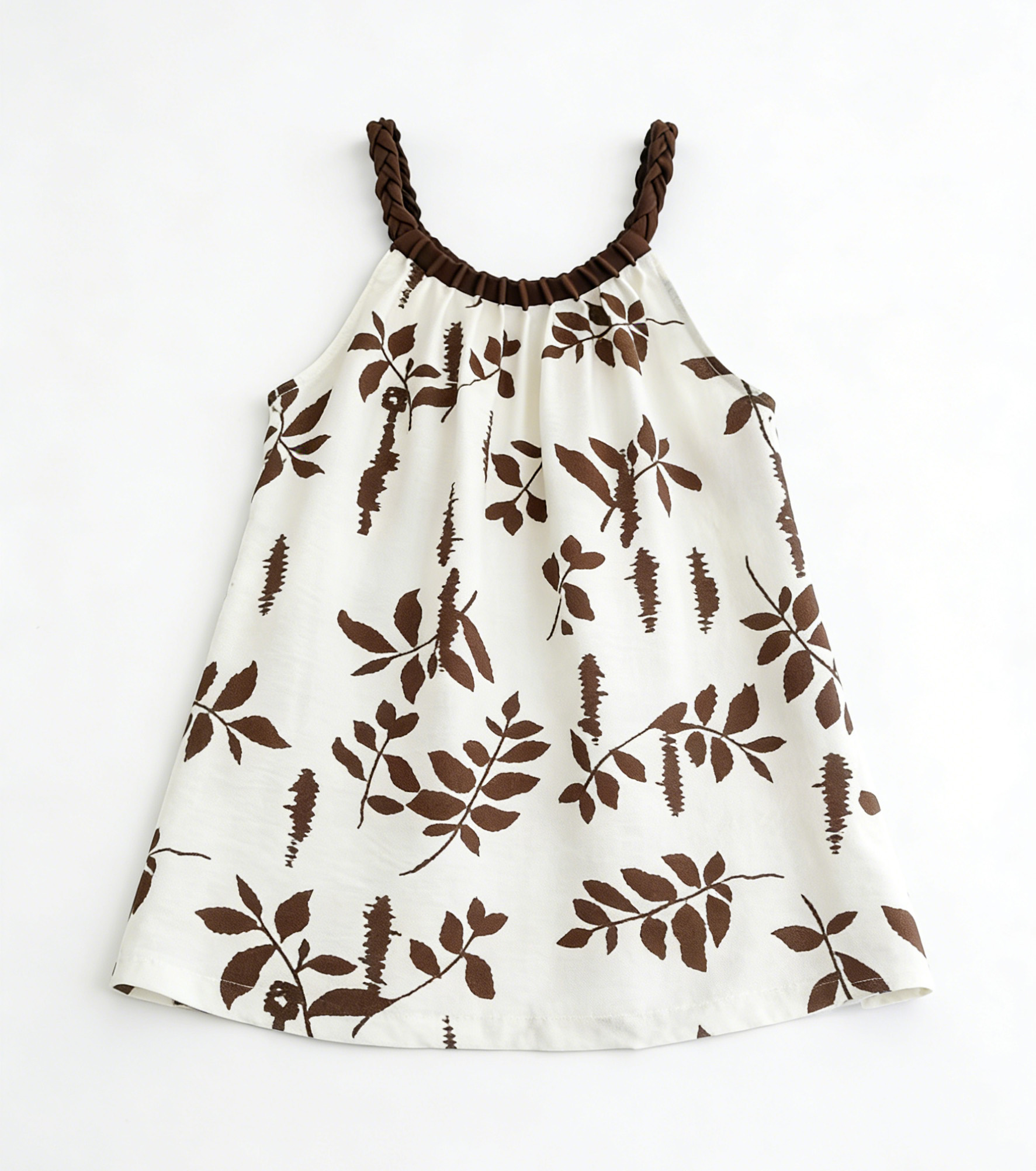 holesale Casual Print Two-Piece Set Sleeveless Top and Drawstring Wide-Leg Pants A-42002+A-42003