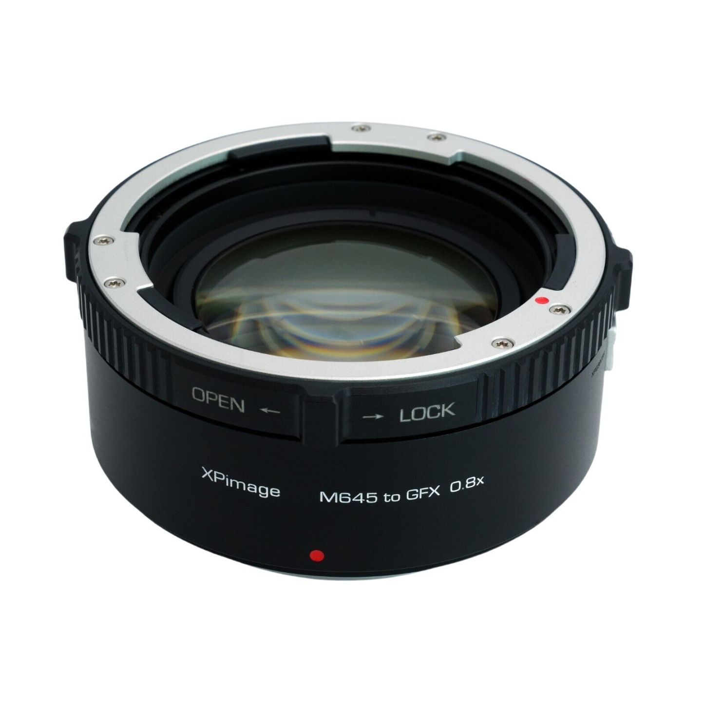 XPimage 0.8x Focal Reducer Lens Adapter for Mamiya 645 Lens to Fujifilm Fuji GFX 100S 100SII 50S Camera