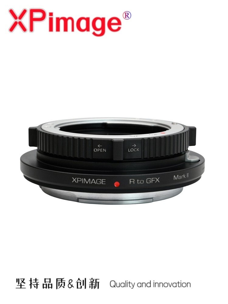 XPimage Locking Adapter for Leica R Mount Lens to Fujifilm GFX Fuji G GFX Mount 50SII 100SII Medium Format Camera
