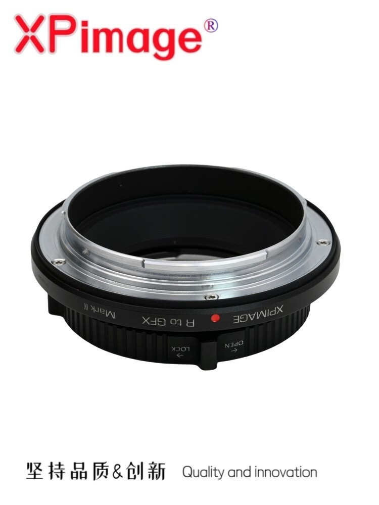 XPimage Locking Adapter for Leica R Mount Lens to Fujifilm GFX Fuji G GFX Mount 50SII 100SII Medium Format Camera